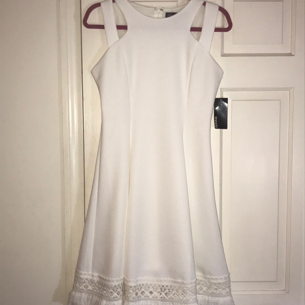 Flirty fit and flare dress by Donna Rocco.